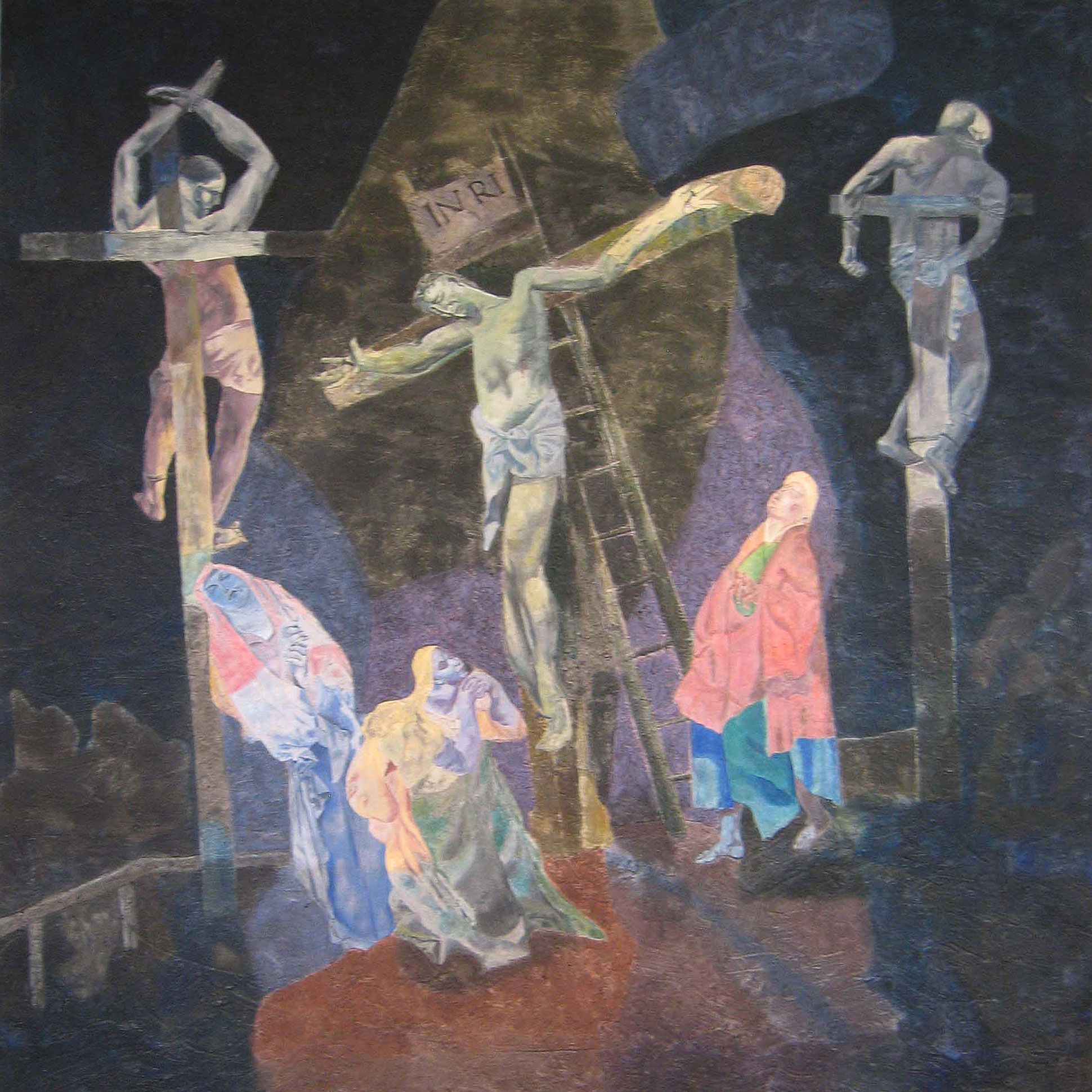 Altarbild Kreuzigung (Reinhold Ewald 1923)